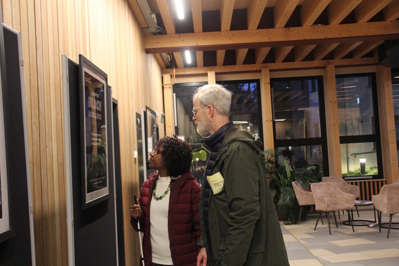 Black History Month exhibition at York St John University, York, photograph 2