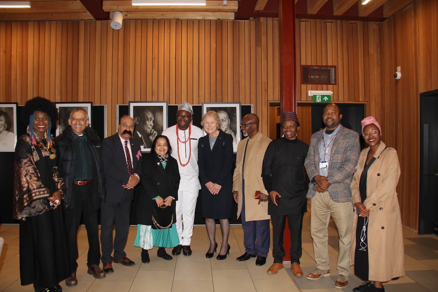 Black History Month exhibition at York St John University, York, photograph 1